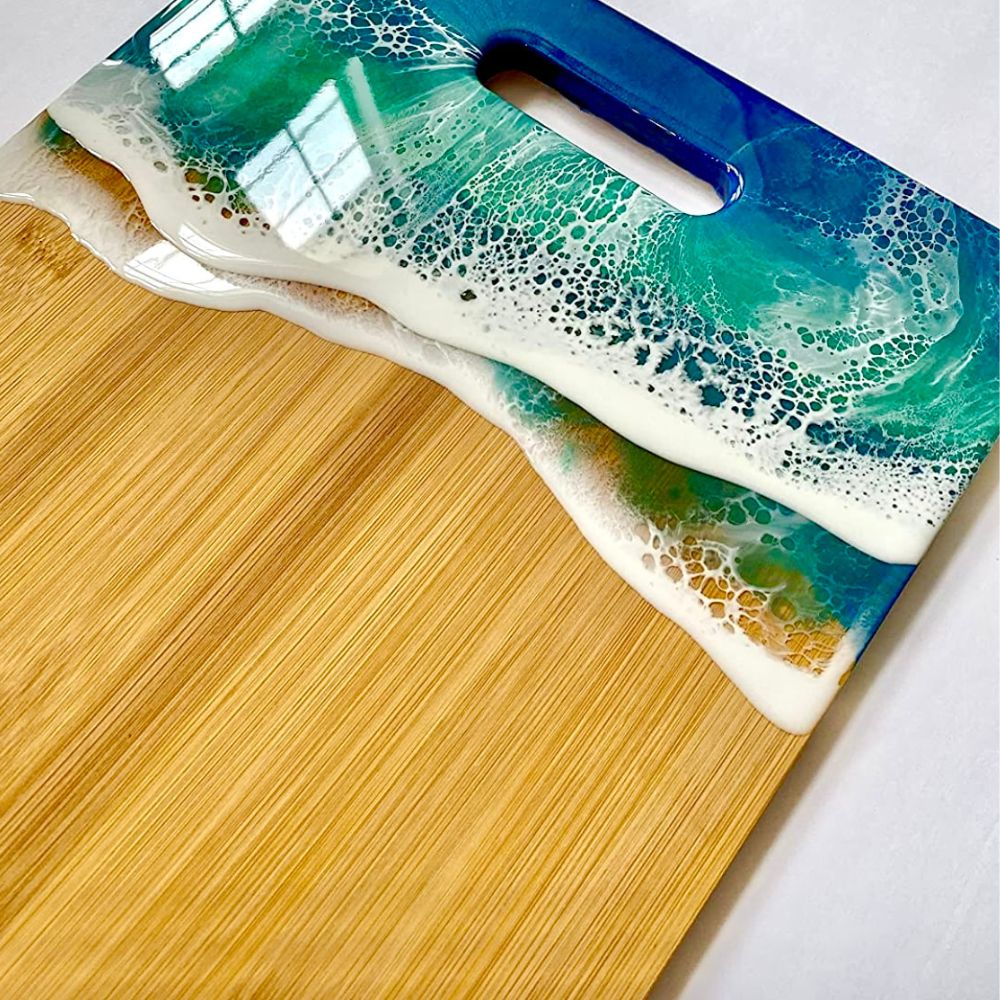 Ocean Resin Charcuturie Board