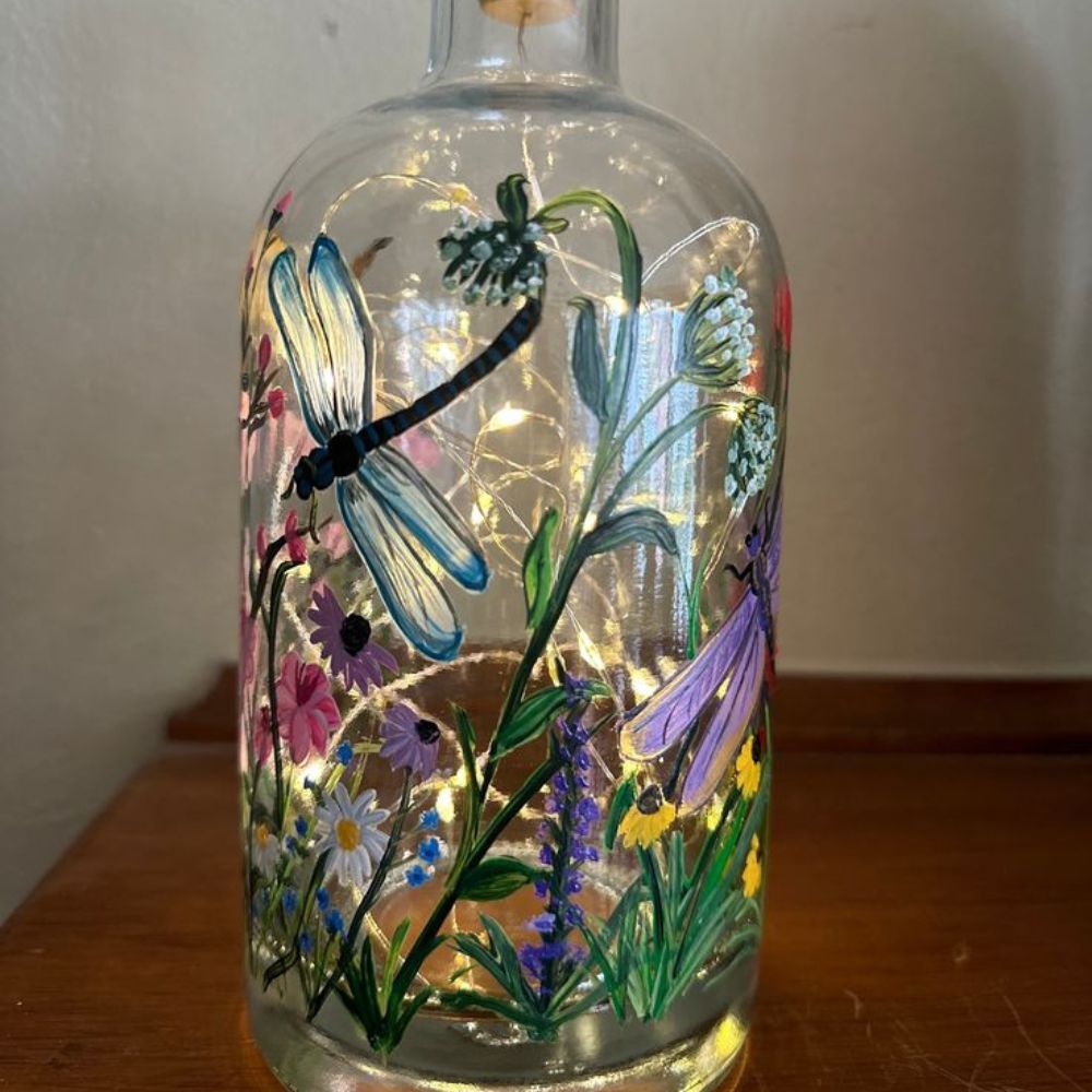 Signs from Above: Illuminated Wine Bottle Art Workshop