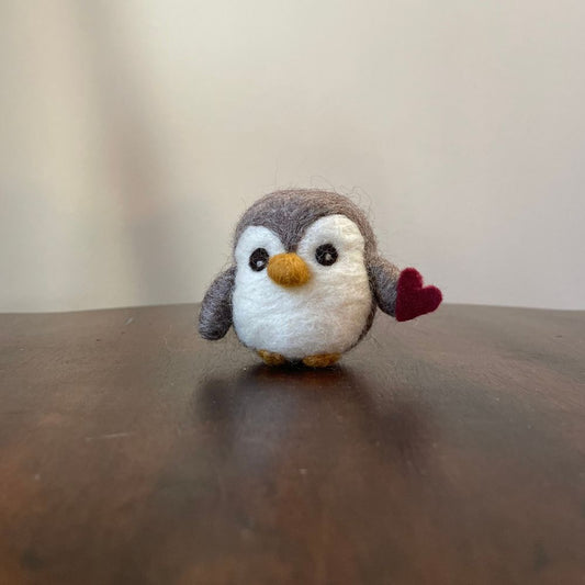 Felted (Valentine's Day) Penguin